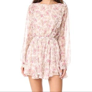 Love Shack Fancy ruffle floral dress